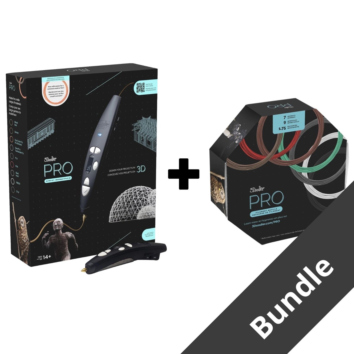 3Doodler PRO 3D Printing Pen Set