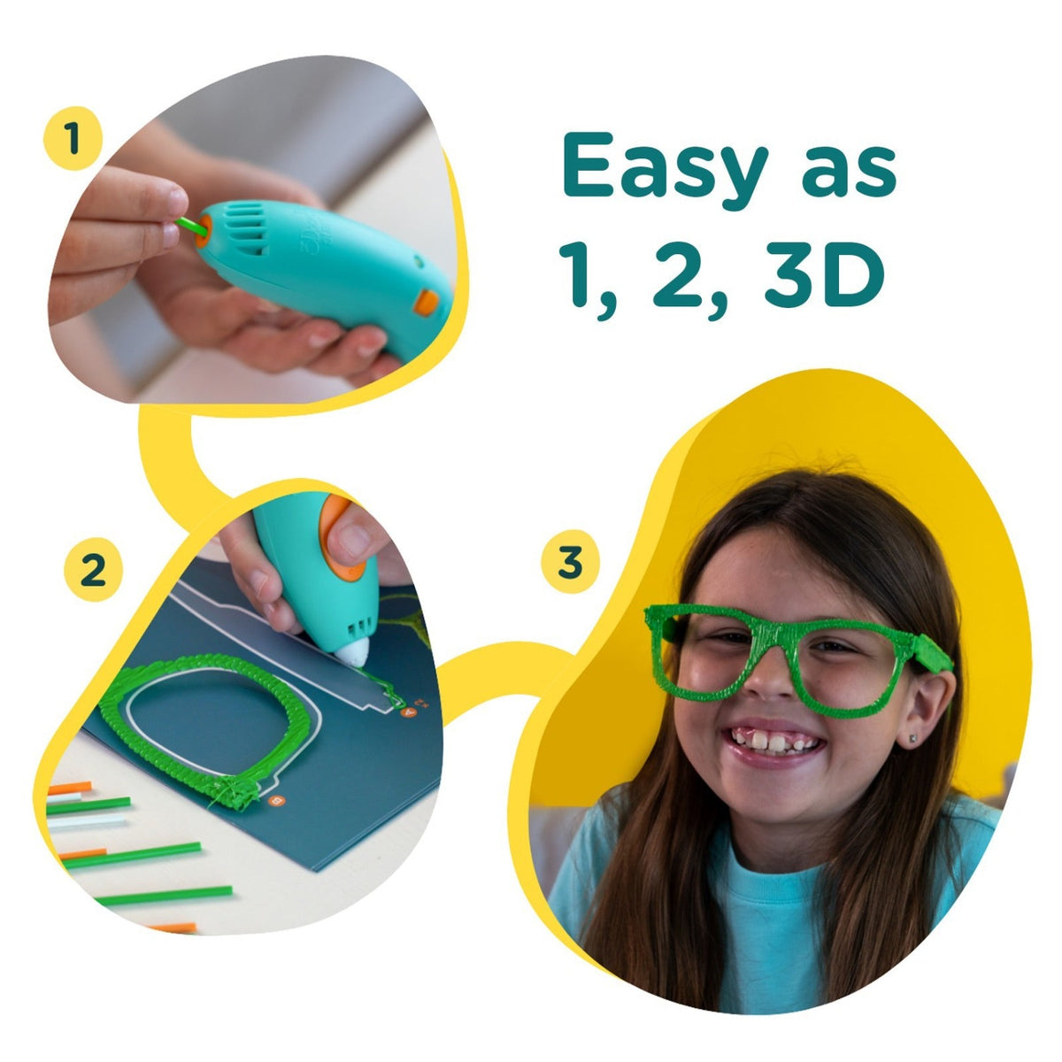 3Doodler Start+ Essentials 3D Printing Pen Set - Start Pens